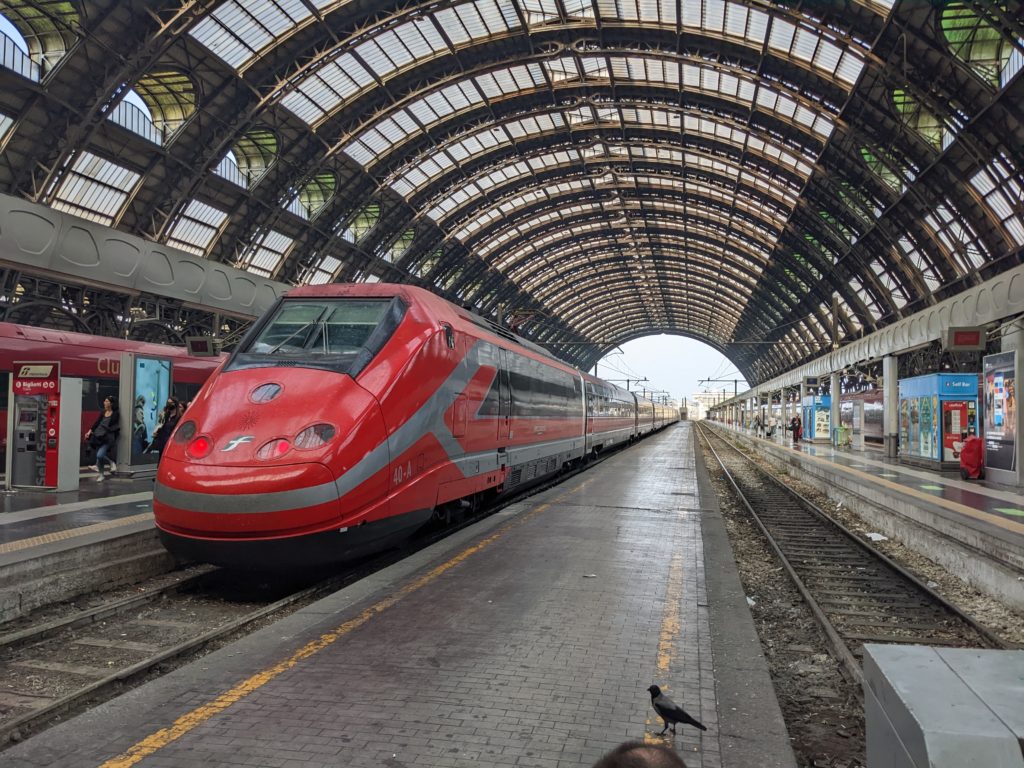 Frecciarossa in Milano Centrale